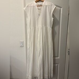 The white company organic cotton crepe dress size 8